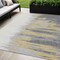 Homeroots 5' X 8' Gray Charcoal And Tan Abstract Washable Indoor Outdoor Area Rug 601213 - alternate 1