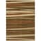 Homeroots 5' X 8' Brown Copper And Beige Striped Washable Indoor Outdoor Area Rug 597356 - alternate 4