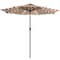 Villacera 9-Foot LED Outdoor Patio Umbrella, Beige 83-OUT5420 - alternate 1