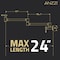 Anzzi Marca 360-Degree 24 in. Dual Swivel Pot Filler in Matte Black KF-AZ259MB - alternate 6