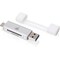 Iogear USB-C Duo Mobile Device Card Reader/Writer GFR3C12 - alternate 1