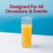 Smarty Had A Party 10 oz. Clear Round High Ball Disposable Plastic Cups (250 Cups), 250PK 2621-CASE - alternate 8