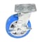 Vestil Polyurethane Precision Ball Bearing Swivel With Brake Caster 6 In. x 2 In. 661 lb Blue/Gray CST-PB-6X2PUA-SWB - alternate 5