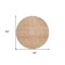 Homeroots 8' Salmon And Terra Cotta Round Damask Washable Indoor Outdoor Area Rug 603367 - alternate 7