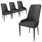 Leisuremod Viva Collection Modern Wooden Dining Chair in Dark Grey, 4PK VC24DGR4 - alternate 1