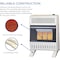Procom Heating Liquid Propane Ventless Infrared Plaque Heater with Base Feet, 15,000 BTU, T-Stat Control ML150TPA-B - alternate 3