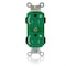 Leviton Straight Blade Receptacle, 5-15R, 15 A, 125V AC, Self-Grounded MT562-2SN - alternate 1