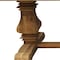 Homeroots 84" Natural Solid Wood Trestle Base Dining Table 488684 - alternate 5