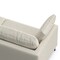 Homeroots 90" Cream Fabric Sofa With Black Legs 641003 - alternate 5