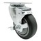 Service Caster 4 Inch Thermoplastic Rubber Wheel Swivel Top Plate Caster with Brake SCC SCC-20S414-TPRB-TLB-TP3 - alternate 1