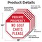 Signmission Private Property No Golf Carts Plea, 10 inch X 10 inch, Aluminum Metal Signs, 5PK OC-A-5Pack-10-164 - alternate 5