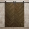Sartodoors Modern Double Barn Door 72 x 80 inches, Ego 5005 Marble Oak, 13FT Rail Track Set, Solid Panel Int EGO5005DB-DMR-72 - alternate 4