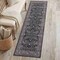 Jonathan Y Eleanor Vintage Medallion Border Non-Slip Machine-Washable Dark Gray/Multi 2 ft. x 8 ft. Runner Rug VOR100J-28 - alternate 1
