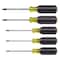 Klein Tools Screwdriver Set, TORX Cushion Grip, 5-Piece 19555 - alternate 1