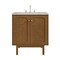 James Martin Vanities Laurent 30" Single Vanity, Honey Oak w/ 3 CM Eternal Jasmine Pearl Silestone Top 545-V30-HNO-3EJP - alternate 1
