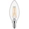 Signify 40W Equivalent Soft White B11 Candelabra Clear LED Decorative Light Bulb, 3PK 567461 - alternate 1