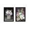 Homeroots Set Of Two Lilac and Wild Plum Bouquet Black Framed Print Wall Art, 2PK 407993 - alternate 1