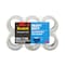 Scotch Crystal Clear Packing Tape, 3.1 mil Thick, 1.9 in W x 50 m L, 3 in Core Dia., Clear, 6 PK 3850-6-EF - alternate 1