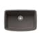 Blanco Valea 27" Single Bowl, Volcano Gray 443127 - alternate 1