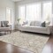Homeroots 5' X 8' Beige Ivory And Gray Geometric Washable Indoor Outdoor Area Rug 612822 - alternate 6