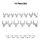 Sunex 14 Pc 1/2" Dr. Jumbo SAE Crowfoot Wrench Set 9721A - alternate 5