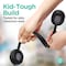 Venturex Stereo Kids Learning Phone & Computer Headphone, 3.5mm & USB-A Adapter, Black, 50PK K22 - alternate 7