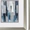 Homeroots Set of Two Modern Blue Abstract Silver Framed Art, 2PK 365226 - alternate 4