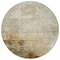 Homeroots 8' Linen Black And Copper Round Abstract Washable Indoor Outdoor Area Rug 605949 - alternate 6
