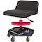 Wrightmaster 26.2 in. Adjustable Shop Stool with Lumbar Support, 360 Deg Full Rotation, Two Casters w/Brake ZOR-P412566 - alternate 1