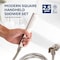Supply Giant High Pressure Single Function Square Rainfall Showerhead, 2.5 GPM, 2in Face Diameter 74-927I-O - alternate 5