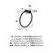 Amerock Monument Matte Black Contemporary 6-1/2 in 165 mm Length Towel Ring BH36082MB - alternate 3