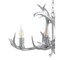 Jonathan Y Eldora 26" 4-Light Rustic Farmhouse Adjustable Resin Antler LED Chandelier, Silver JYL6301C - alternate 10