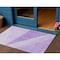 Homeroots 3' X 5' Lavender And Purple Geometric Washable Indoor Outdoor Area Rug 582476 - alternate 1