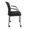 Office Star Products ProGrid Titanium Finish Rolling Visitors Ch, Coal 8640-30 - alternate 2