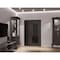 Vdomdoors Aluminum Door Iron 1633 Black Entry Steel Metal Classic Painted 52 x 80 (36+16 x 80)-Left Inswing IRON1633EXD-BLK-W36+16xH80-LH-I - alternate 5