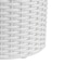 Happimess Cecil Modern 4.13-Gallon Faux Wicker Cylinder Waste Basket, White HPM1100D - alternate 7