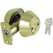 Prosource Deadbolt, 3 Grade, Polished Brass, 2-3/8 to 2-3/4 in Backset, KW1 Keyway D272-RU5V - alternate 1