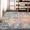 Jonathan Y Bohemian FLAIR Boho Vintage Medallion Cream/Navy 8 ft. x 10 ft. Area Rug BMF103A-8 - alternate 5