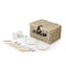 Picnic Time Family Of Brands Catalina Picnic Basket, Dahlia Collection - Navy Blue with Beige Pattern 140-10-321-000-0 - alternate 5
