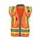 Radians 300D woven polyester front with polyester mesh back, Zipper Closure, Orange, Size S SV55W-2ZOD-S - alternate 7