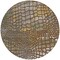 Homeroots 8' Copper Gold And Brown Round Abstract Washable Indoor Outdoor Area Rug 596814 - alternate 6