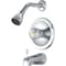Home Impressions Chrome Single-Handle Acrylic Knob Tub & Shower Faucet F1010500CP-JPA1 - alternate 1
