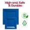 Smarty Had A Party 6.5" Midnight Blue Square Plastic Cake Plates (120 Plates), 120PK 6816-CASE - alternate 4