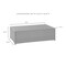 Crosley Palm Harbor Wicker Outdoor Coffee Table CO7201-BR - alternate 4