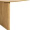 Homeroots 79" Natural Solid Wood Double Pedestal Base Oval Dining Table 712146 - alternate 5