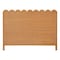 Bali & Pari Maritza Bohemian Light Honey Scalloped Rattan Pitrit King Standalone Headboard 254-14005-ZORO - alternate 7