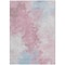 Homeroots 9' X 12' Blush Ivory And Blue Abstract Washable Indoor Outdoor Area Rug 617393 - alternate 8