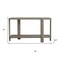 Homeroots 54" White Solid Wood Console Table With Shelf 653989 - alternate 4