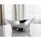 Homeroots 12" Silver Aluminum Oval Centerpiece Bowl 568883 - alternate 1