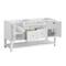 James Martin Vanities Vanity, without top, Bright White, 59.88 in W x 23.5 in D,  330-V60D-M-BW - alternate 4